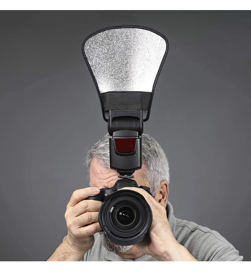 Diffuseur Flash ORETG45 - 30cm - Pliable - Pour Appareil Photo - Lumière Douce - Sac De Rangement Inclus