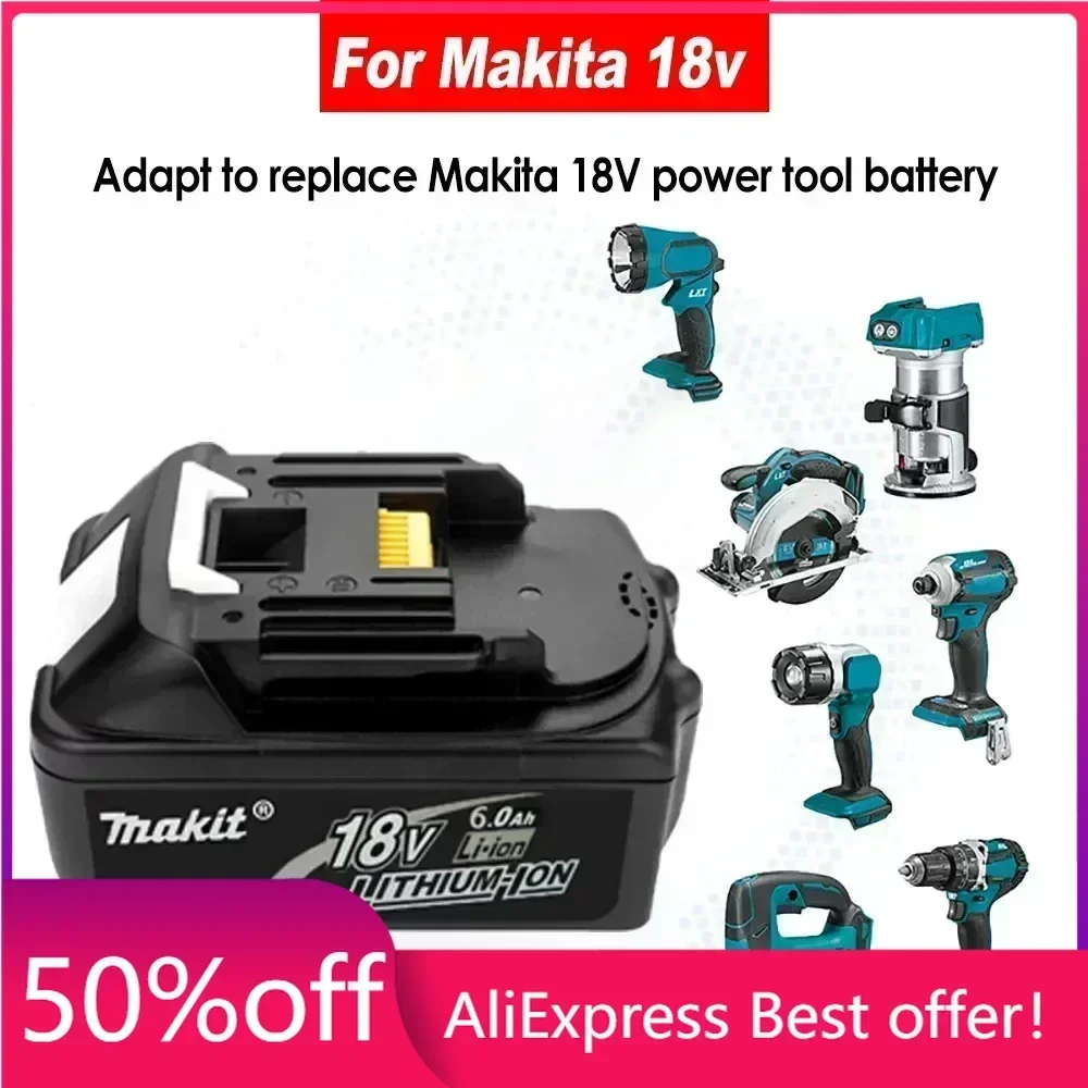 

Upgraded Superbattery 18V Makita BL1860 BL1850B BL1850 BL1840 BL1830 BL1820 BL1815 LXT-400 Replacement Lithium Battery