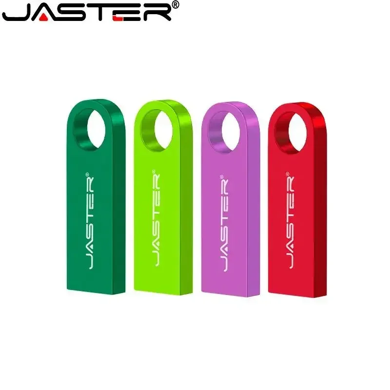 thumbnail image 1 of Memoria USB 2.0 JASTER de metal de 64 GB, color negro, memoria USB de alta velocidad de 32 GB, memoria USB de 16 GB, llavero gratis, disco U de 8 GB y 4 GB para computadora portátil, 1 of 5