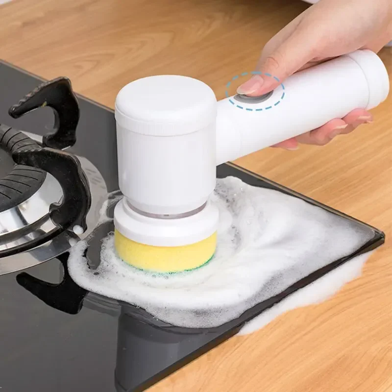 Multi-functional Electric Cleaning Brush Wireless Handheld Power Scrubber For Kitchen Bathroom Dishes Pots Pans cleaning brush