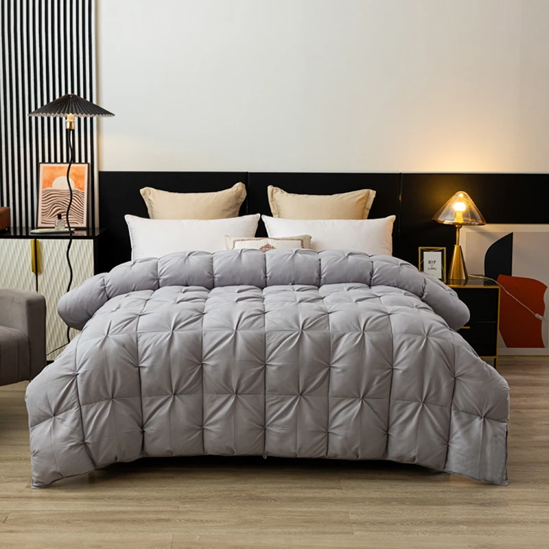 거위 털 이불, 5 성급 호텔 겨울 이불, 100% 면 커버, 킹 퀸 트윈 풀 사이즈