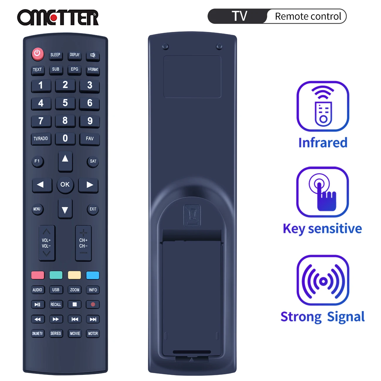New For ISTAR IPTV Replace Remote Control A9700 A9000 A8000