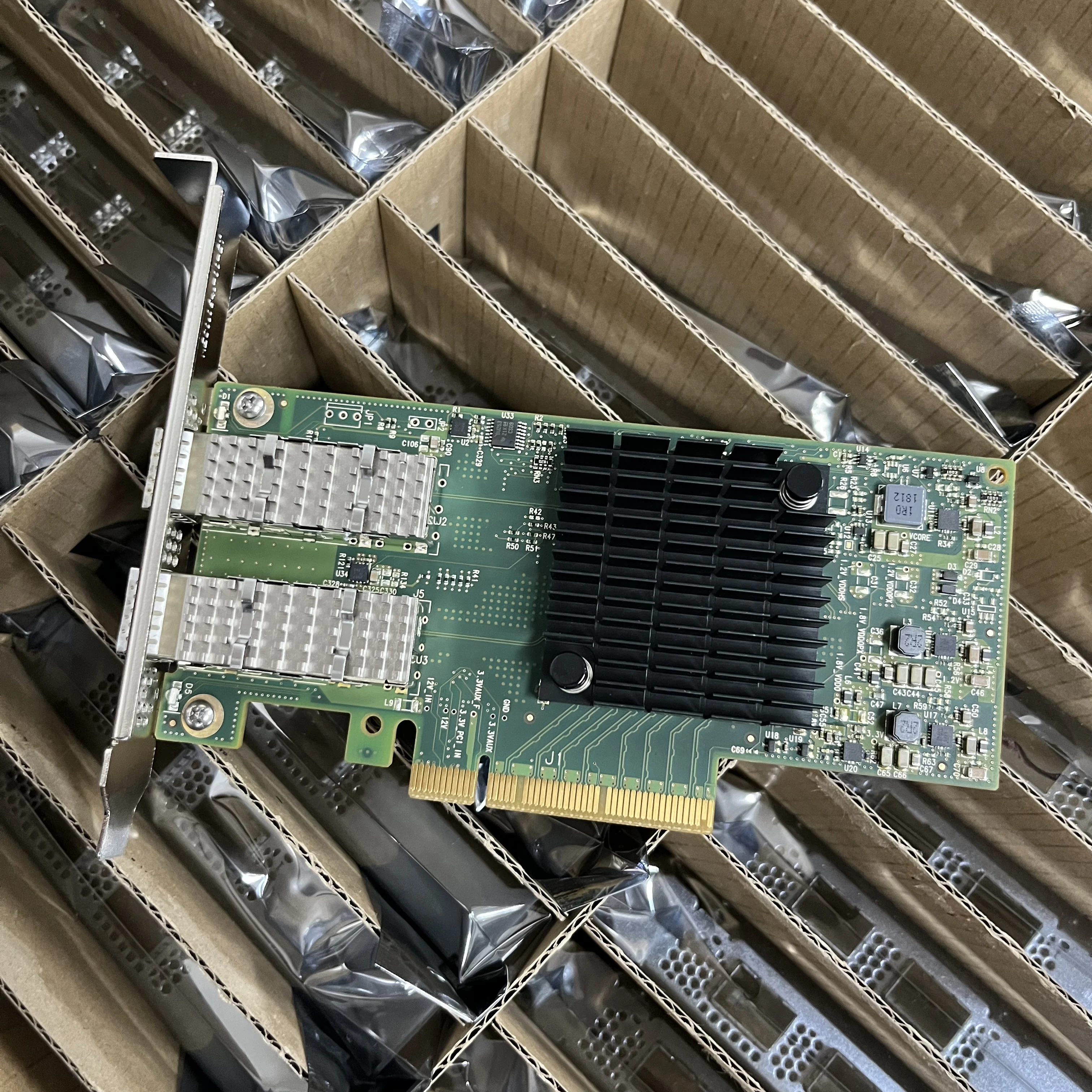 멜라녹스 커넥트X-4 25기가비트 NIC MCX4121A-XCAT CX4121A 25기가비트 이더넷 카드 PCI-E 3.0