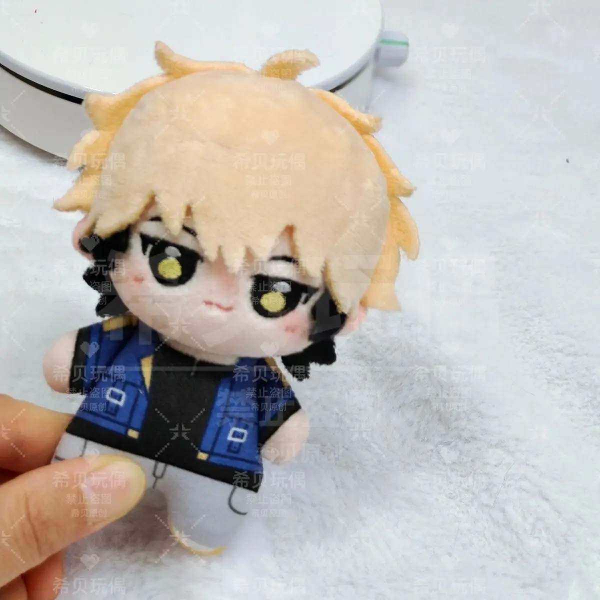 Link Click Felix Anime Mini Doll Adorable Print Starfish Body 10CM Pendant Plush Stuffed Dolls Puppet Keychain Toys Xmas Gift