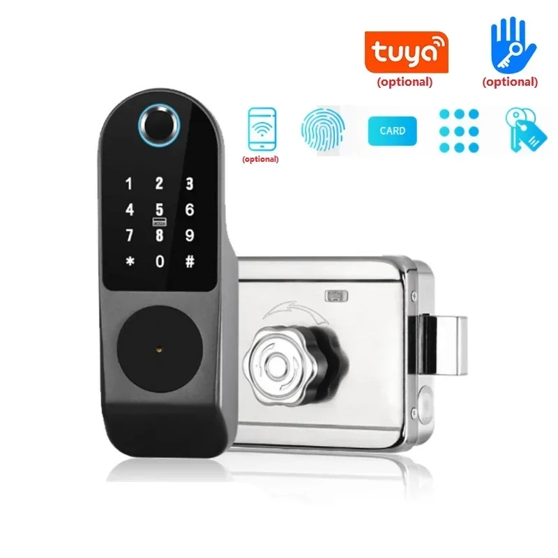 tuya-smart-lock-waterproof-wifi-fingerprint-lock-ttlock-smart-card-digital-code-electronic-door-lock-for-home-security-remote