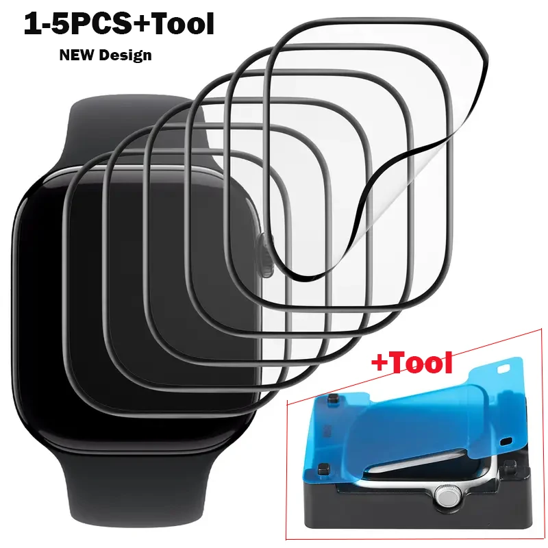 Premium Screen Protector Film for Apple Watch - Ultra Clear and Durable