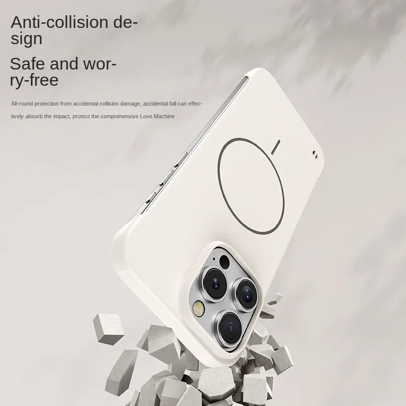 Sleek Ultra-Thin Matte Frameless Cooling Case with Magnetic Shockproof Protection