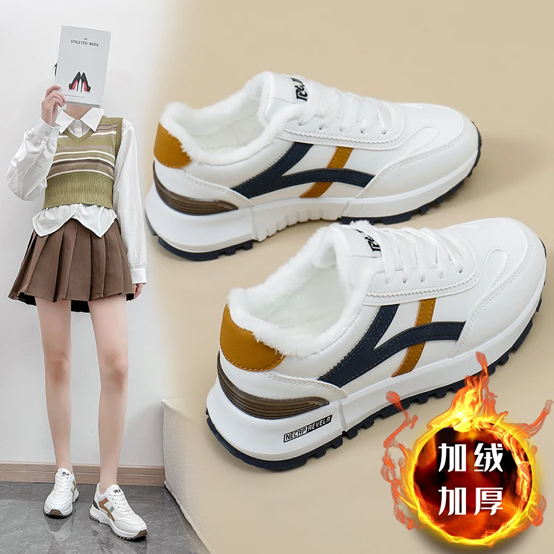 

Fur Inside Golf Shoes for Women Comfortable Winter Outdoor Golf Sport Training Sneakers Keep Warm Thermal Female Golfer Shoes