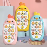 Baby Phone Toys with Musical LED Light Sound Teething Mobile Phone Toy Early Educational for Babies Play and Learn for Toddlers 1
