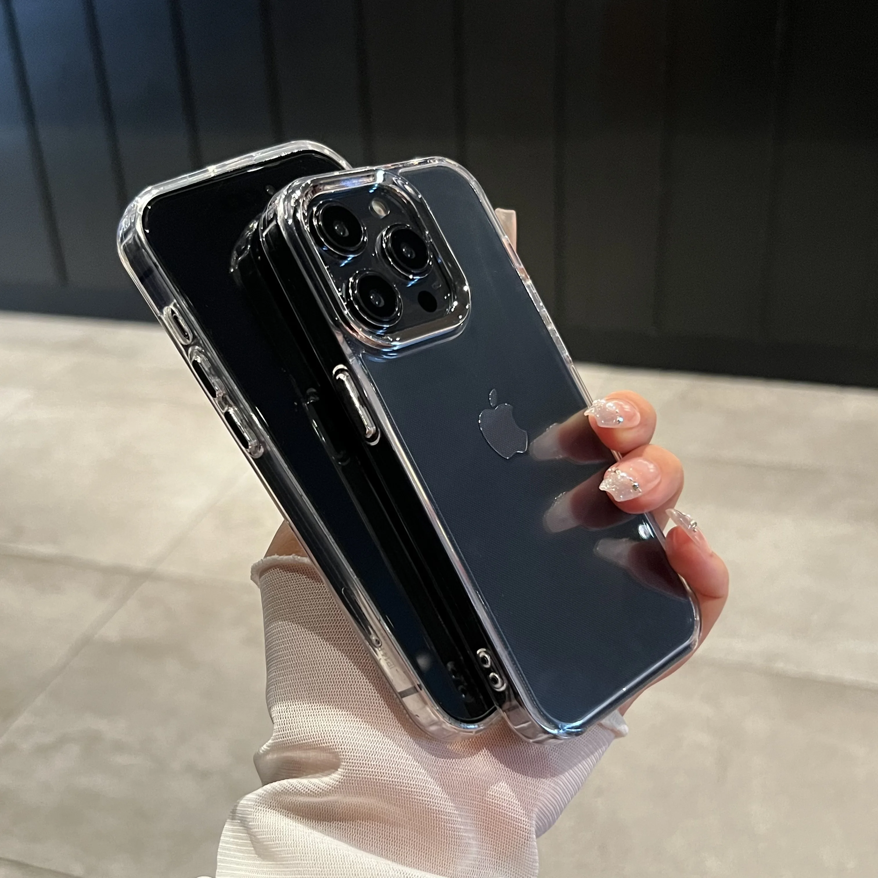 รูปสินค้า เคสซิลิโคนใสกันกระแทก iPhone 17 Pro Max หลากรุ่น