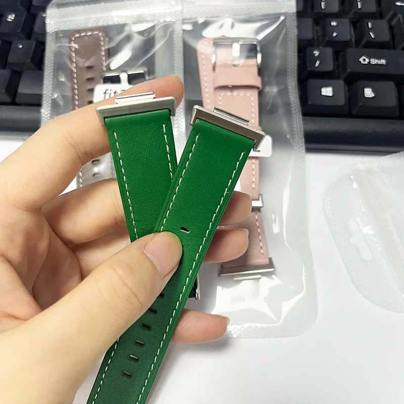 Retro Genuine Leather Strap for Smartwatch - Replacement Wristband Bracelet Accessories