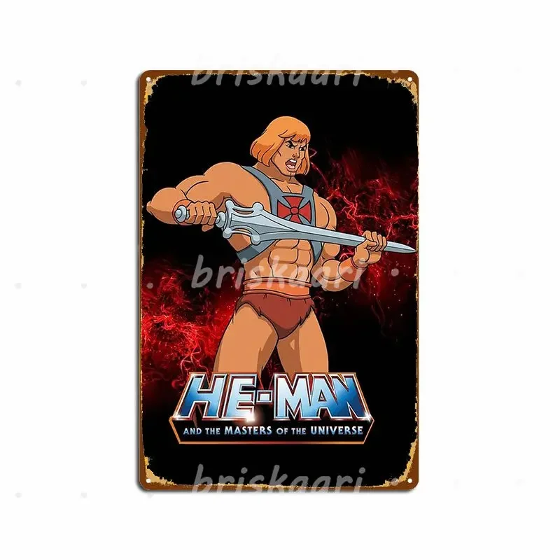 He Man Master Of The Universe Metal Signs Pub Garage Targhe Cinema Garage Poster Vintage In Metallo