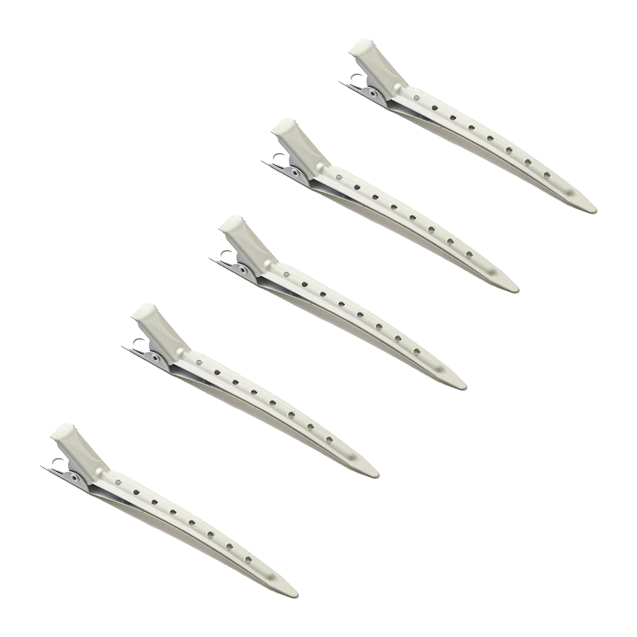 Pinces bec de canard en métal pour coiffure cheveux bouclés_voghion.com