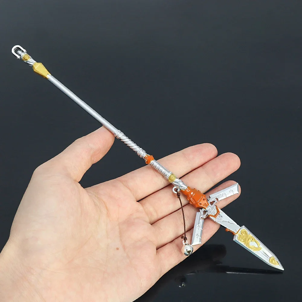 Apex Legends Heirloom Weapon Valkyrie 22cm Legacy Spear cosplay sword cosplay prop cosplay toy game keychains sword keychain Game Sword Japanese Royal Sword KeyChain Model Boy Birthday Gift Kid Toy