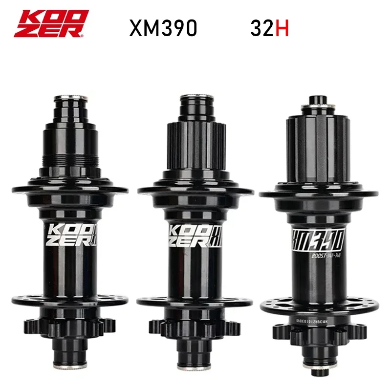 Ступица велосипедная KOOZER XM390 с 4 подшипниками, ступица для горного велосипеда, 72 кольца, 32 отверстия, быстроразъемный замок для скорости 8, 9, 10, 11, 12