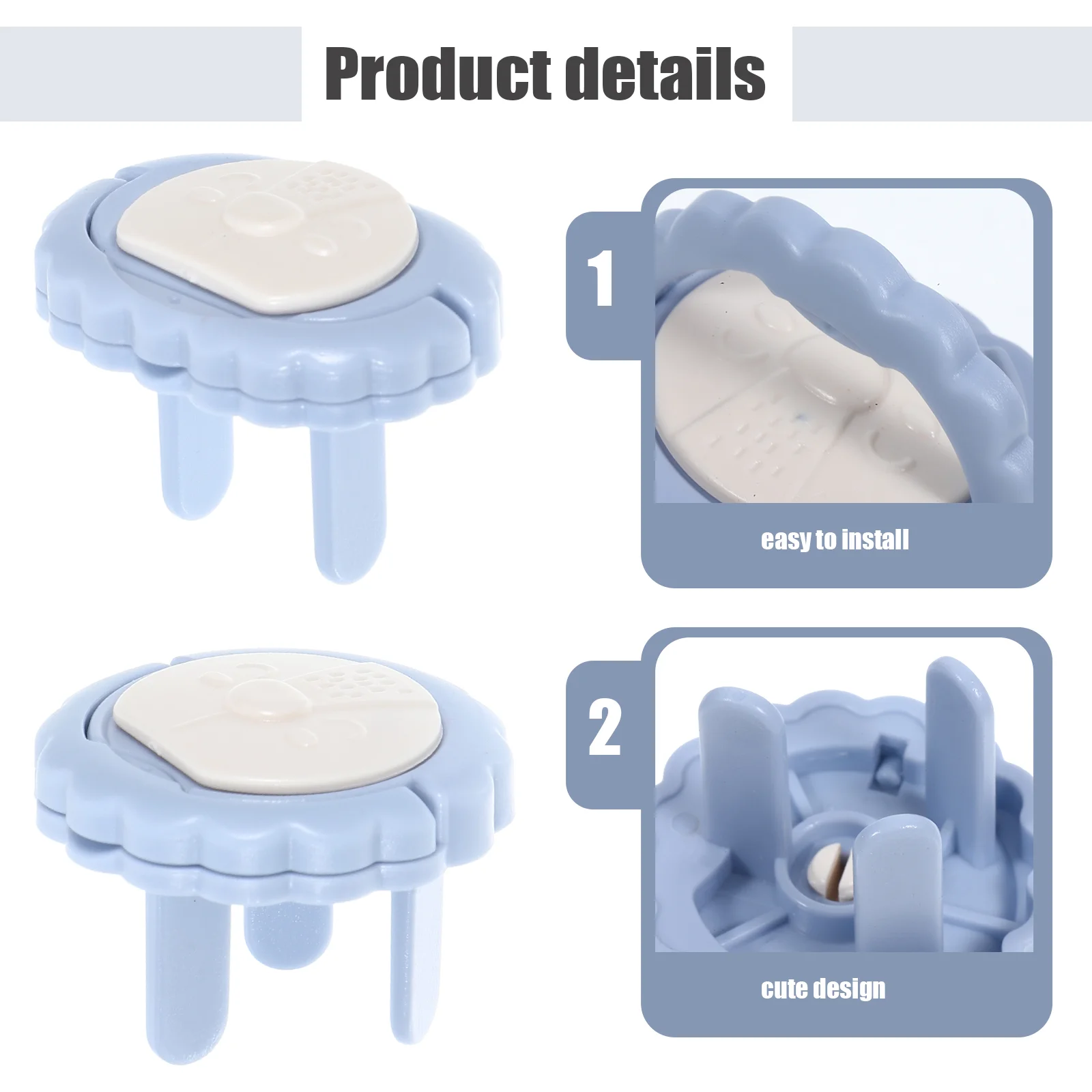 용 소켓 보호 커버, 전기 콘센트 플러그 커버, 12 개