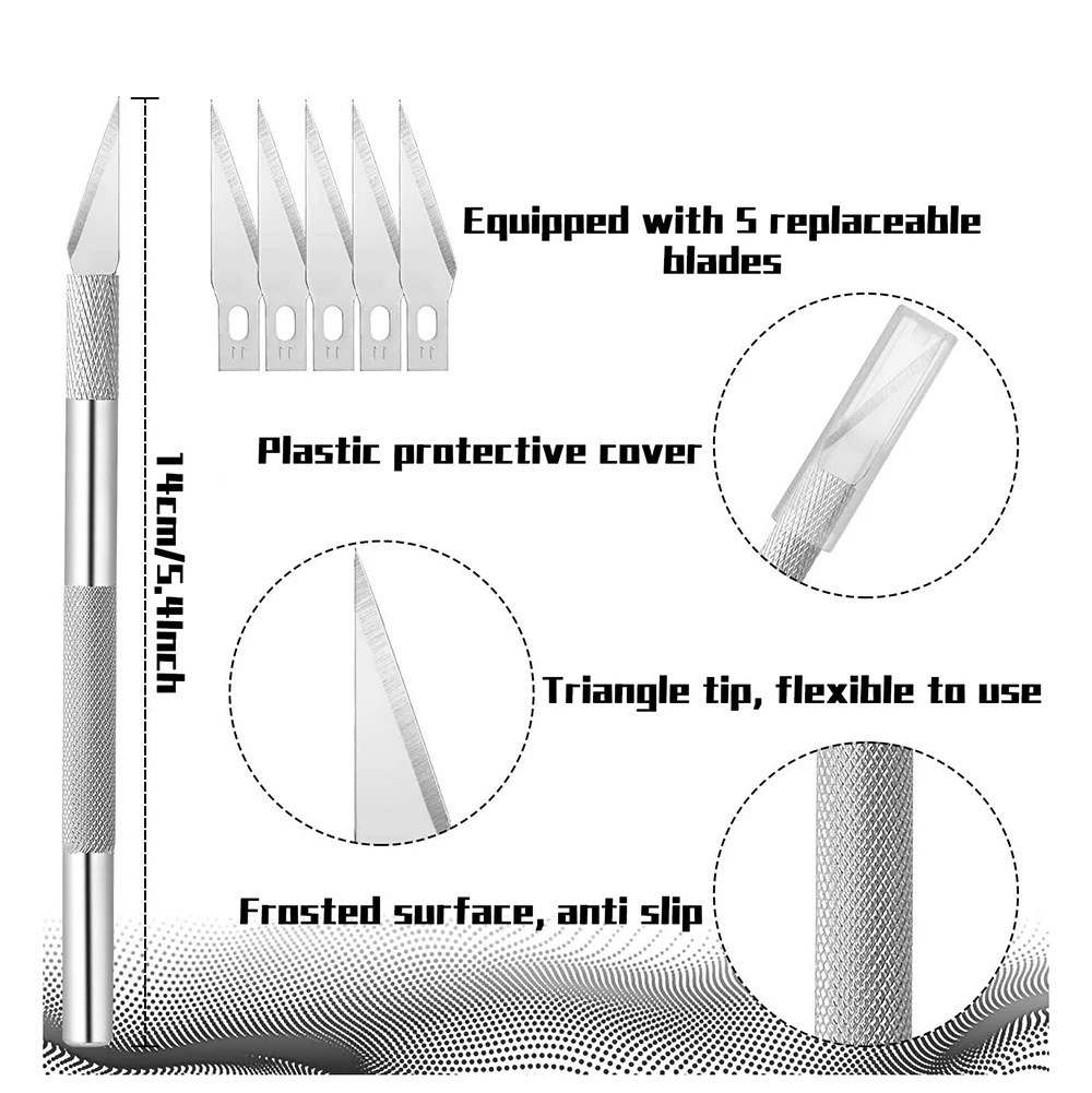 ALIWRAP 10-teiliges Auto-Werkzeug-Set, Vinylfolie, Wickelwerkzeuge, Kunststoff, Rakel, Schaber, Fenstertönung, Folie, Kantentrimmer, Schneidemesser – Detail 22