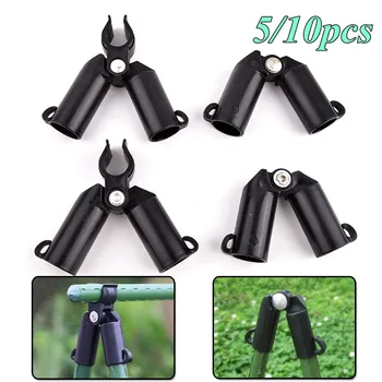 5/10pcs Plant Support A-Btype Fixed Clip, Awning Pillar Plant Grafting Stakes Connector Climbing Vine Bracket Garden Accessories