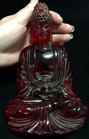 

Superb Collection of Beautiful Red Amber Carvings of Buddha Statues of Sakyamuni