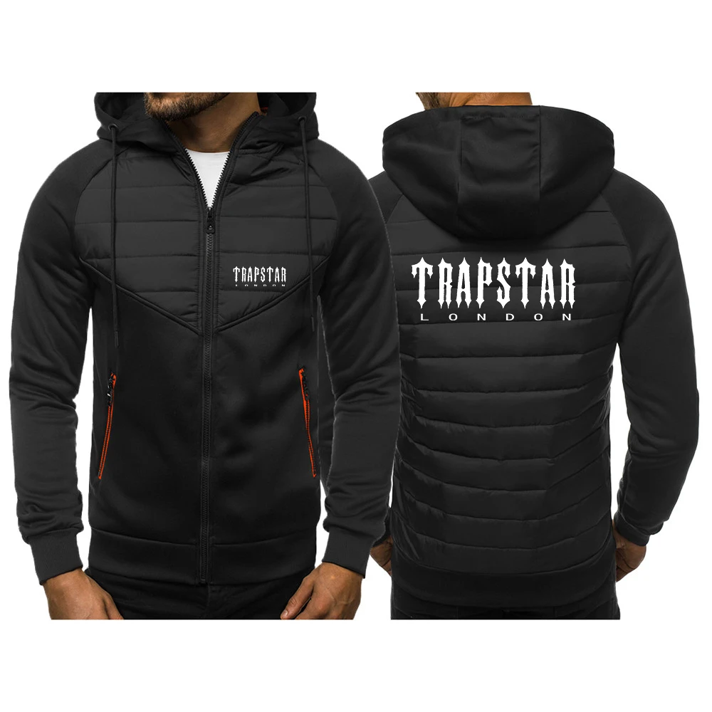 TrapstarLondon2022MensNewWinterZipperHoodiesJacketsCotton