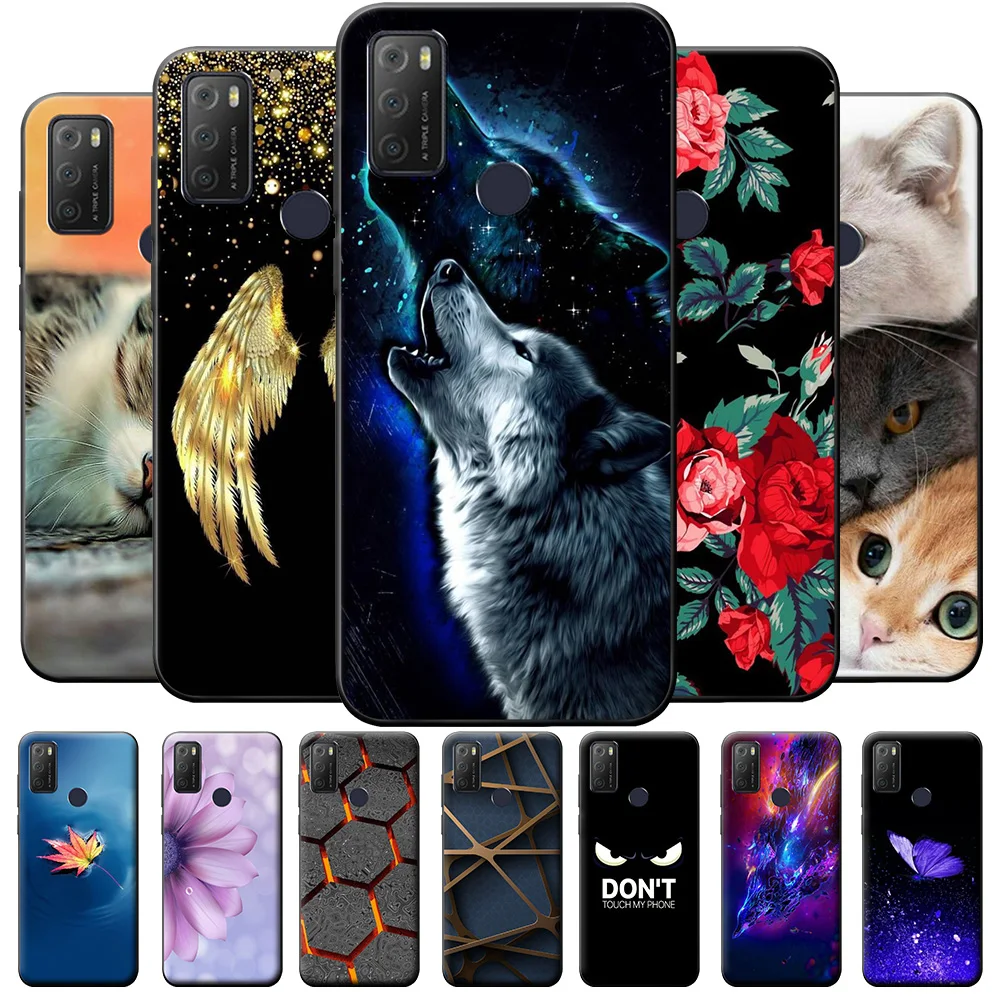 Per Vodafone Smart V12 Custodia Cover Cool Cat Fashion Case Per Vodafone Smart V12 Phone Bags Smart V12 Animal Silicone Bumper
