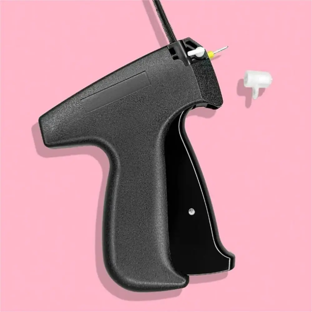 Description Picture 4 of itemClothes Garment Price Label Tagging Tag Gun 6 Needles 1000 White/Black Tag Fasteners Machine Plastic Label Sticker Sewing Tools