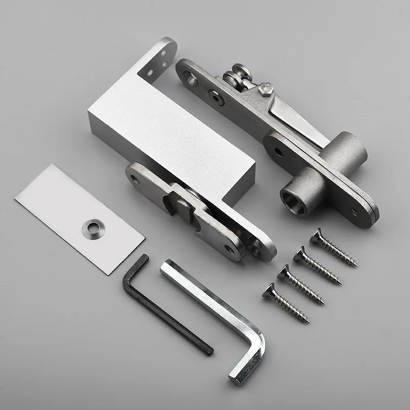 Stainless steel door shaft Invisible hinges auto closed with er function strong and sturdy self close pivot adjustable