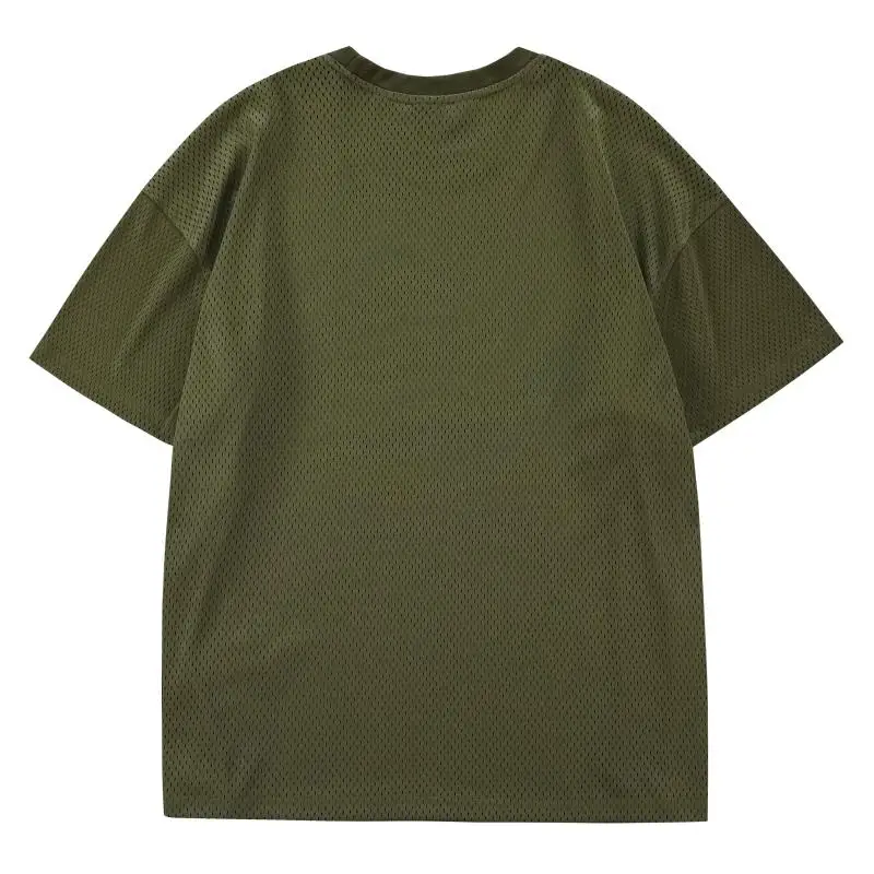 Players Professional Basketball Shooting Jersey Blank Dry Fit Mesh Polyester Short Sleeve Classic Sport Training Shirt Top
