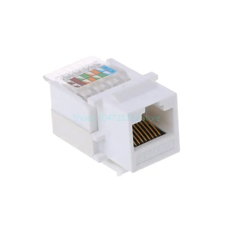이더넷 RJ45 CAT5E 네트워크 키스톤 잭 클립 모듈 벽 플러그 커넥터 5PCS