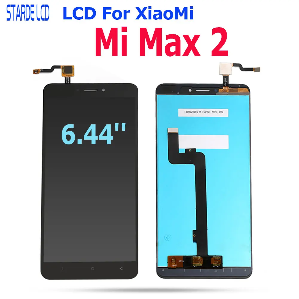 

ЖК-дисплей 6,44 ''для XiaoMi Mi Max 2, ЖК-дисплей с сенсорным экраном в сборе для Max 2, сменный сенсорный ЖК-экран