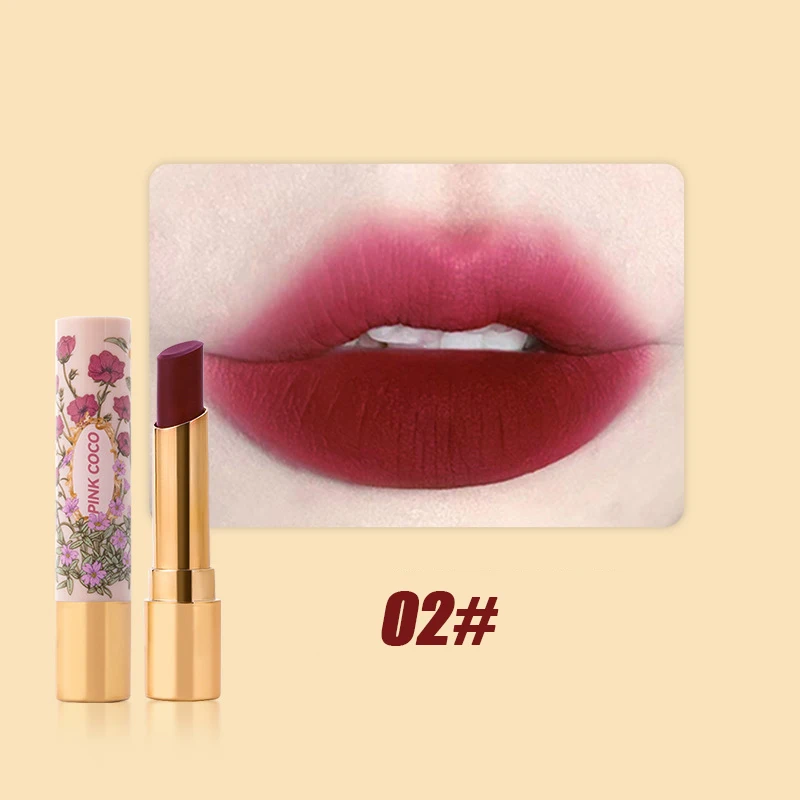 thumbnail image 1 of Moisturizing Velvet Matte Lipstick Waterproof Long Lasting Lip Gloss Not Easy Fade Sexy Red Lip Tint Lipstick Makeup Cosmetics, 1 of 5