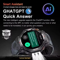 T-Rex 3 Ultra Military Grade GPS Smart Watch 10ATM Waterproof Compass Altimeter Barometric AMOLED Men HD Call Sports Smartwatch - Image 4
