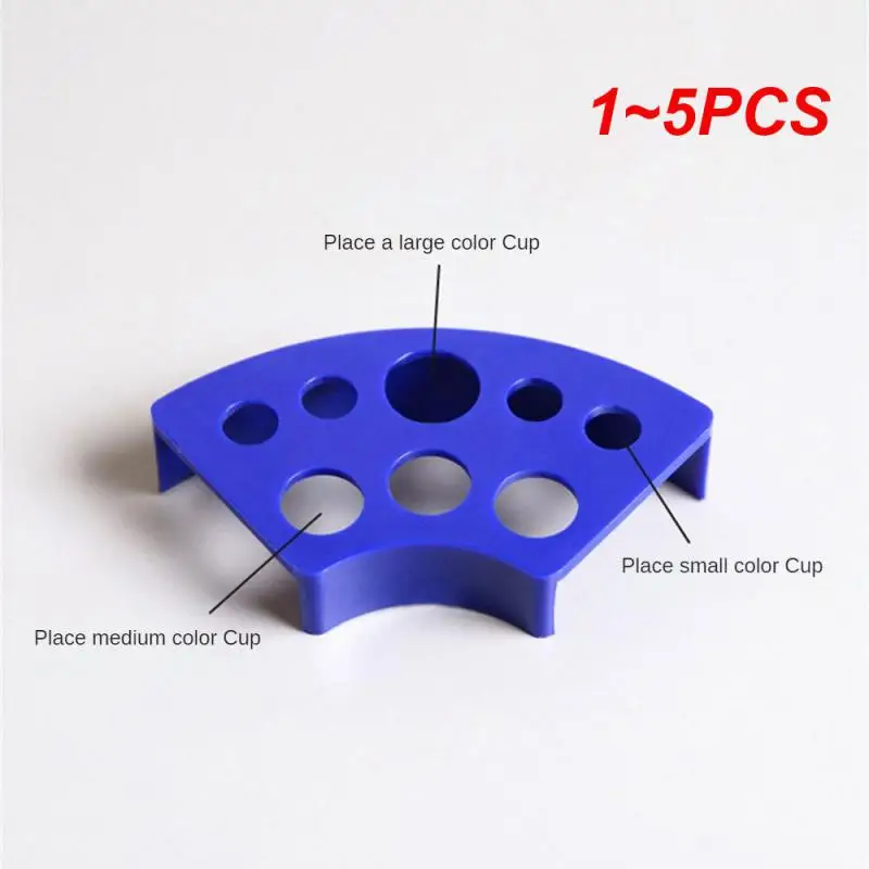 

1~5PCS 8Holes Tattoo Ink Cup Holder Stand Makeup Accessories Random Color Trailer Supplies Tatoo Tool Pigment Brack Container