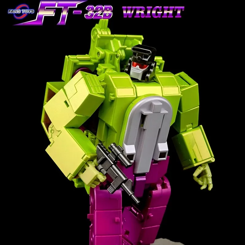 FansToys FT32B FT32-B 변형 장난감 Devastat 왼손 굴삭기 조합 모델 장난감