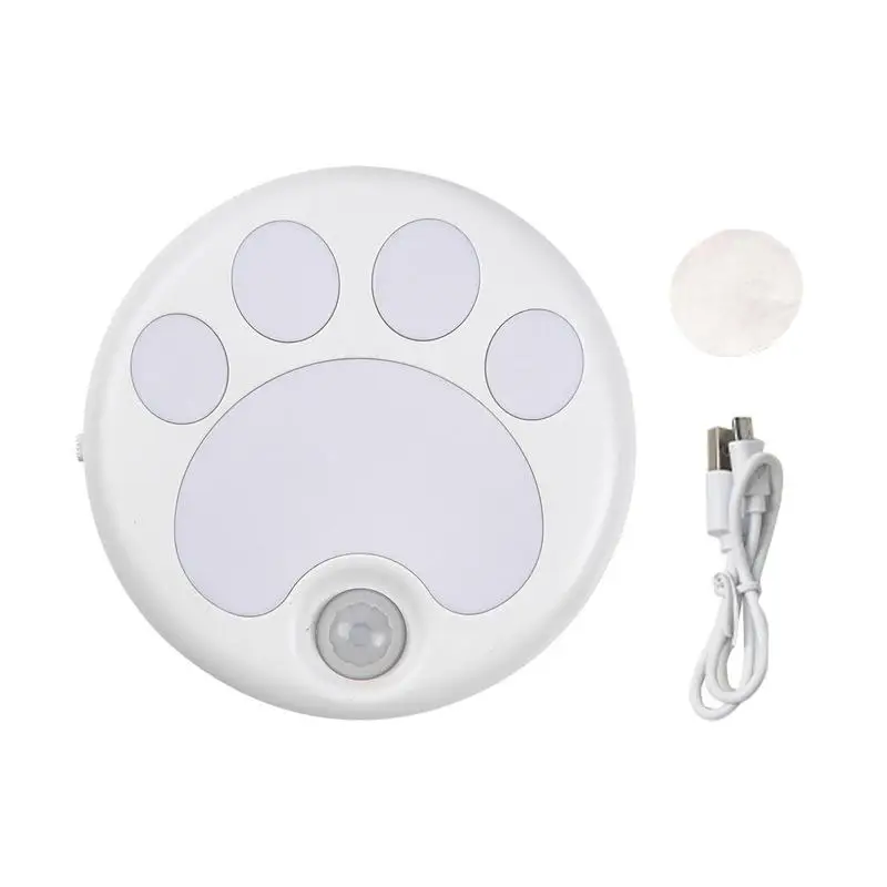 

Сенсорная подсветка с датчиком движения, USB аккумуляторная лампа в виде кошачьей лапы для кабинета, спальни, домашнего шкафа, коридора, прикроватный ночник