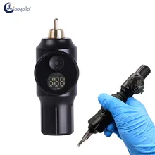 

Mini Wireless Tattoo Power Supply RCA Connector 1500mAh 4.5-12V Tattoo Battery Pack With LCD Display For Tattoo Pen Machines