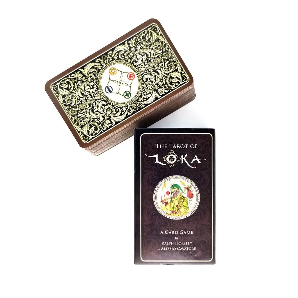 The Tarot of Loka English Version Divination Deck Entertainment Party Board Game 80Pcs/Box 4