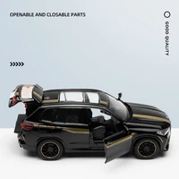 Caipo 1:32 BMW X5M X5 SUV Alloy Model Car Toy Diecasts Casting Pull Back Sound and Light Car Toys For Children Vehicle 2