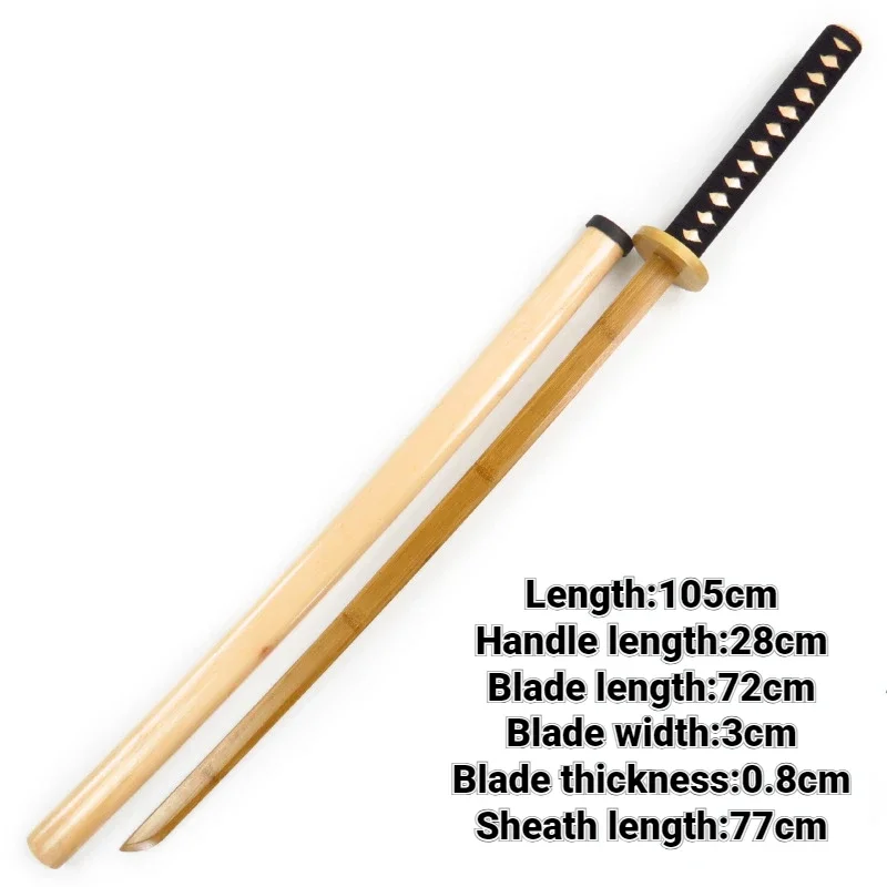 Telescopic Sword Bamboo Knife Set Japanese Katanas Wood Kendo Bamboo Knife Fighting Tools Training Sword Wushu Sports Entertainment Martial Arts Weapons Equipment