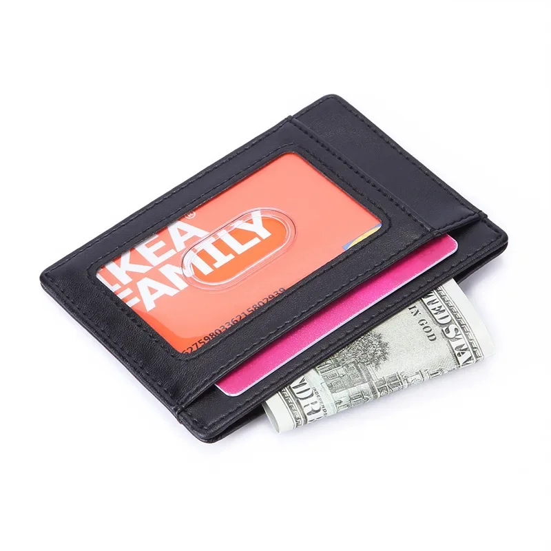 

Rfid Card Cover Ultra-thin Credit Card Anti-theft Brush Bank Card Holder Creative Bus Card 2023 New Portable