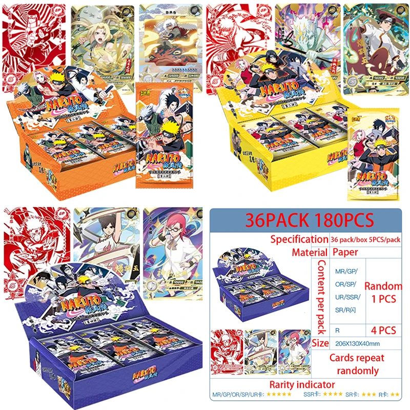 Naruto Booster Box Card Booster Pack Anime Game Figure Naruto
