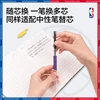 Deli X Nba Action Gel Pen 0.5mm Quick Drying Ins Student Note Business Signature Straight Liquid Pen Office Learning Supplies 5