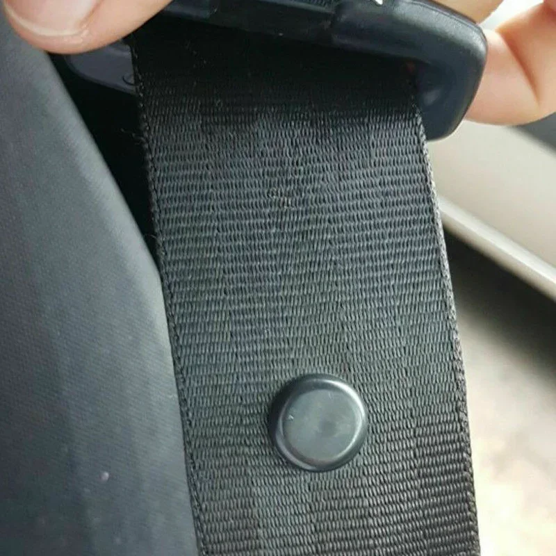 

5Pcs Black Plastic Safety Seat Belt Stopper Spacing Limit Buckle Clip Retainer Seatbelt Stop Button Universal Car Accessories