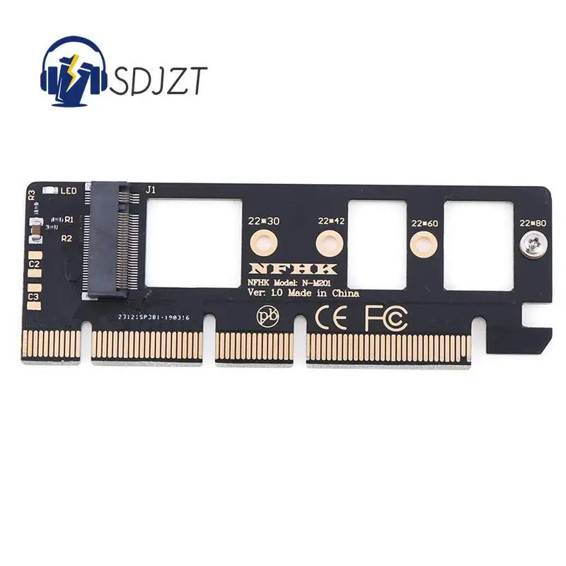 

1PC NGFF M Key M.2 NVME AHCI SSD To PCI-E PCI Express 3.0 16x X4 Adapter Riser Card Converter For XP941 SM951 PM951 A110 SSD