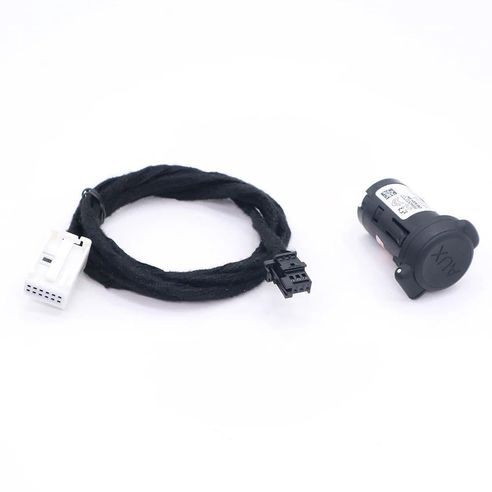 푸조 206 207 307 308 407 408 CitroenC2 C3 C4 RD4 RD43 RD45 MRN DS 자동차 라디오 용 AUX 케이블 및 USB 소켓