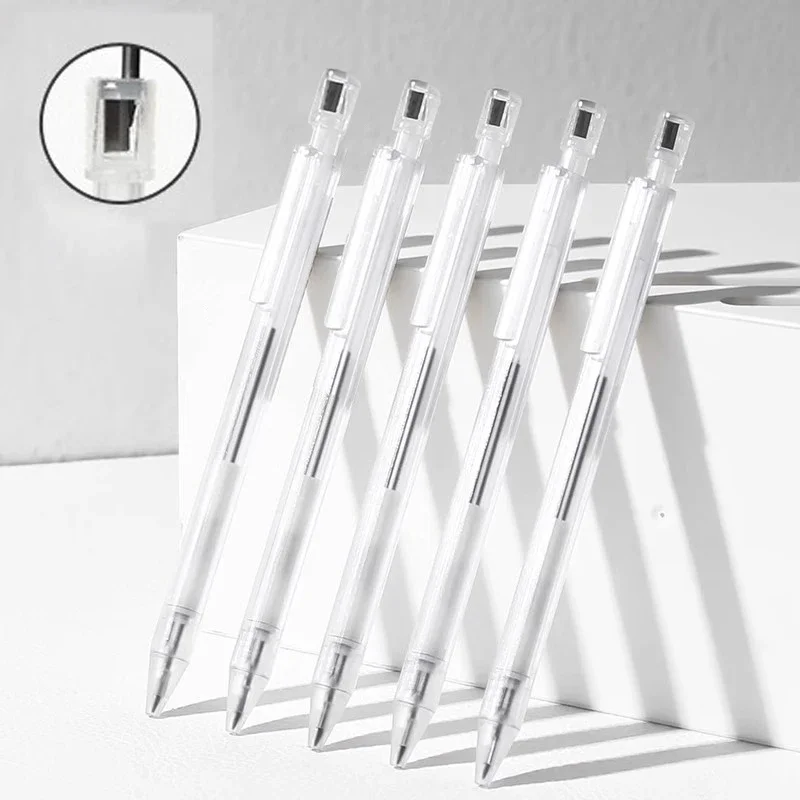 Transparent Pole 2.0mm Automatic Pencil with Pencil Sharpener Multicolor HB Lead Core Sketching Painting Writing Stationery 2