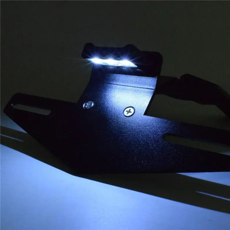 Wase GSX-R 600 750 2011-2023 펜더 등록 브래킷 번호판 거치대 프레임, LED 조명 포함, 스즈키 GSXR600 GSXR750