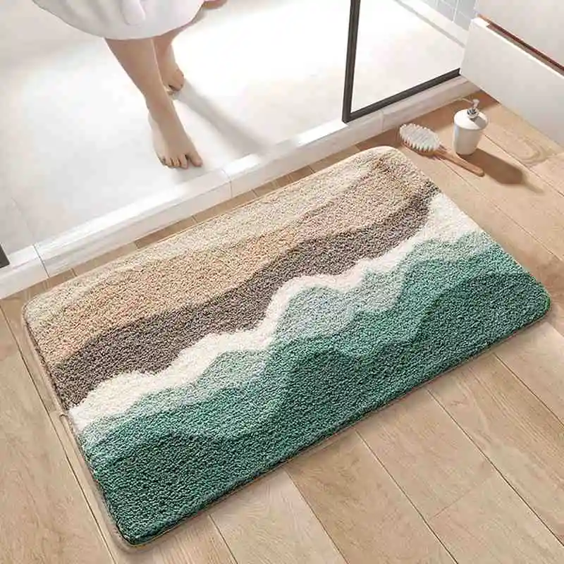 

padded bathroom carpet