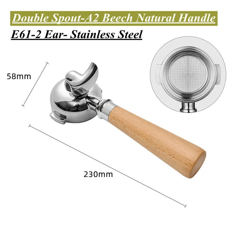 Premium 58mm Bottomless Portafilter with Spout