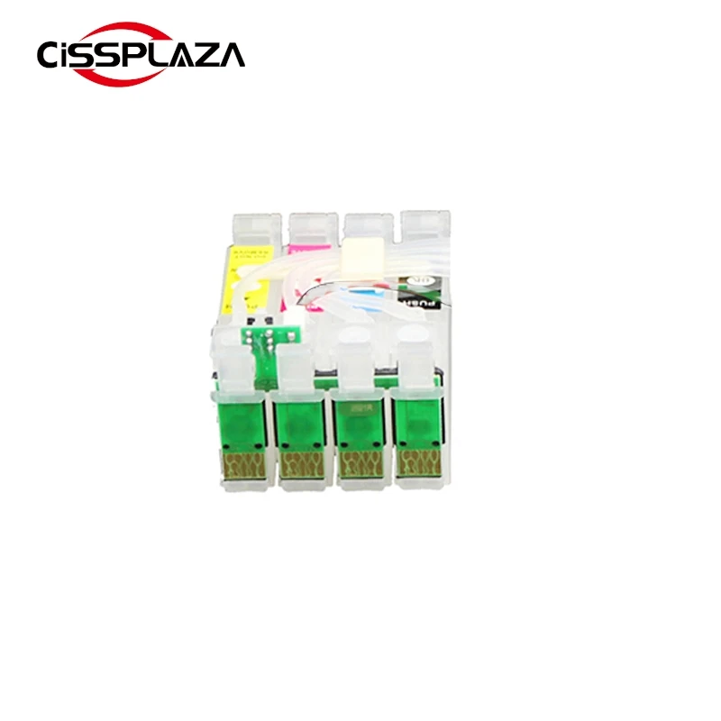 CISSPLAZA T1331-T1334 CISS CIS 잉크 카트리지는 엡손 TX130 TX129 TX420W TX235 NX230 TX130 Workforce 320 435 인쇄와 호환됩니다.